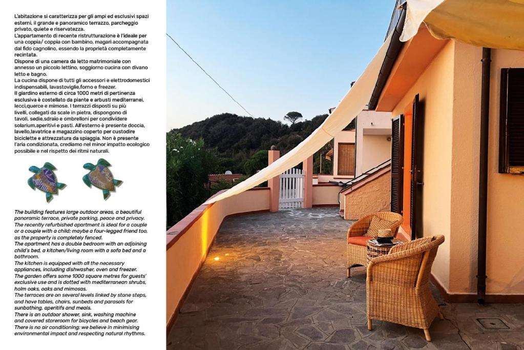 Casa Maja I Colombi - Goelba Apartman Marciana Kültér fotó