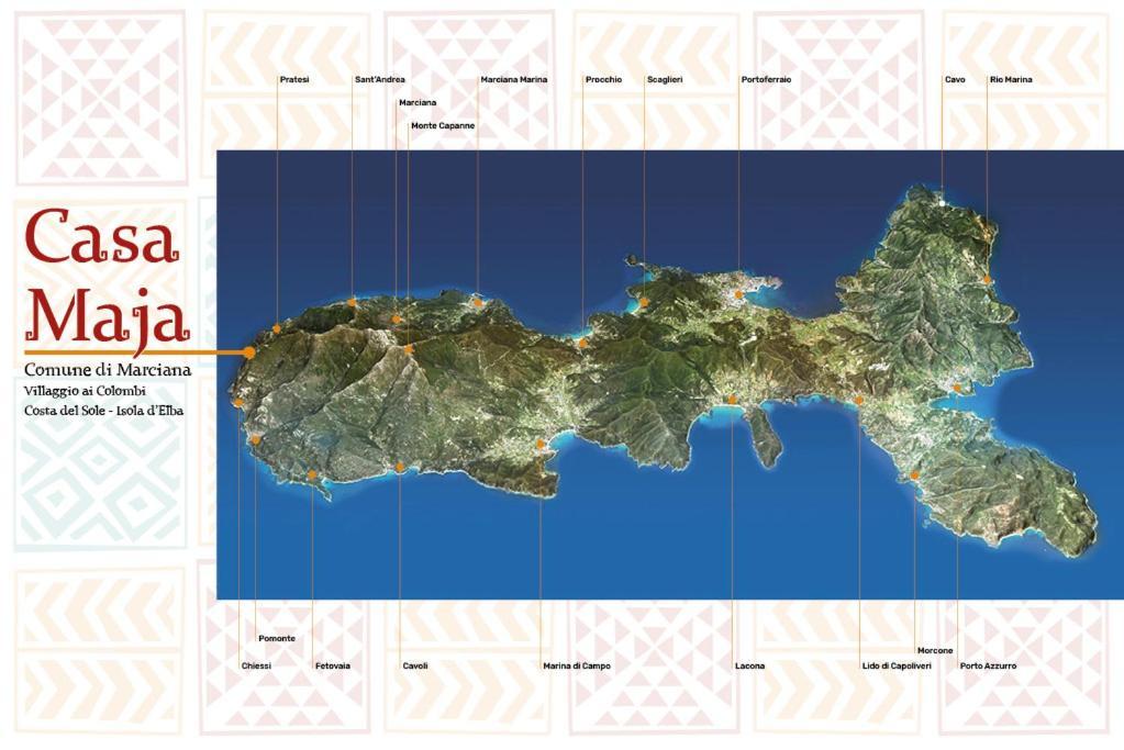 Casa Maja I Colombi - Goelba Apartman Marciana Kültér fotó
